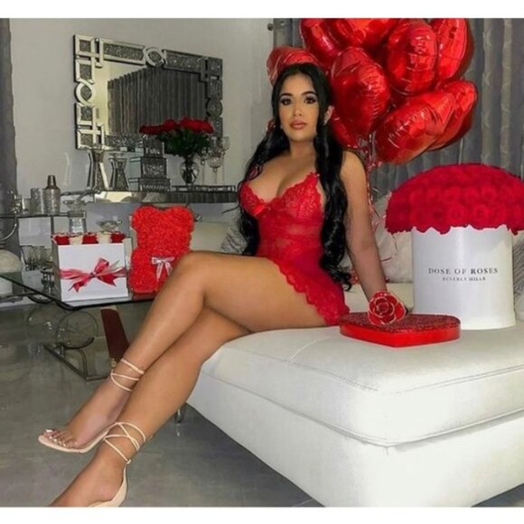 Birthday Valentines Rose Bear 🐻 - Picture 2 of 6